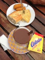 A typical breakfast on the camino