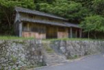 Old houses along the Ohechi route near the Nagai zaka slope